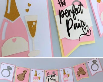 The Perfect Pair Chicken n Champagne Engagement / Wedding Brunch Banner