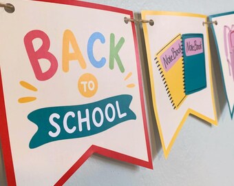 Back to School Printable Banner