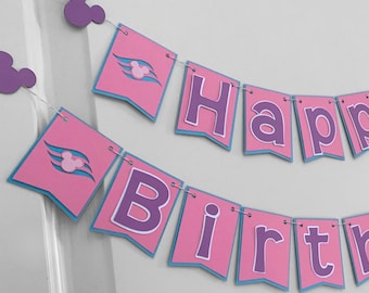 Small Cabin Door - Cruise Inspired Happy Birthday Banner
