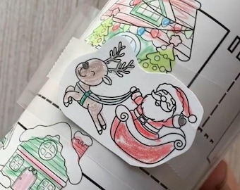 Mapa da Aventura de Natal do Papai Noel - Projeto de Artesanato Infantil - Download Digital com Instruções Faça Você Mesmo