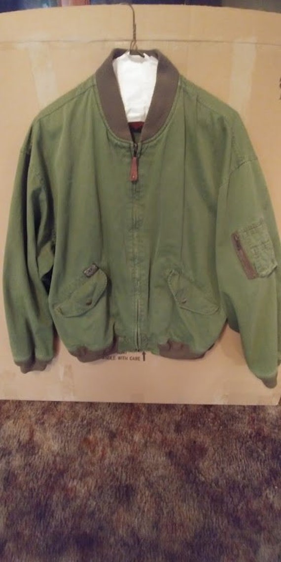 tommy hilfiger army green jacket