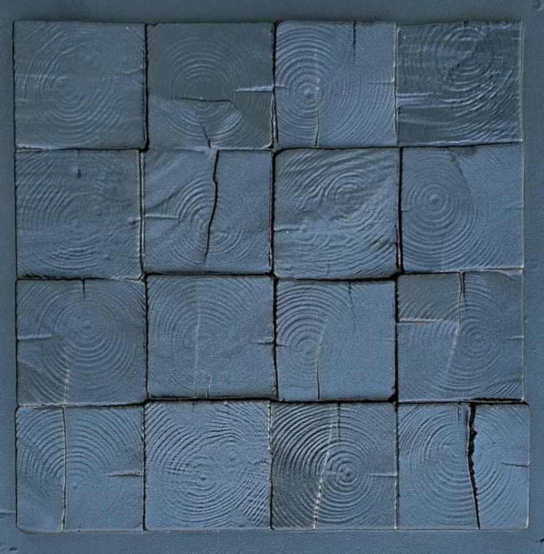 Plastic mold for 3d decor wall panels #107 for plaster or concrete gypsum