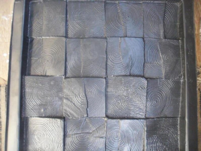 Plastic mold for 3d decor wall panels #107 for plaster or concrete gypsum