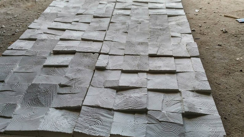 Plastic mold for 3d decor wall panels #107 for plaster or concrete gypsum