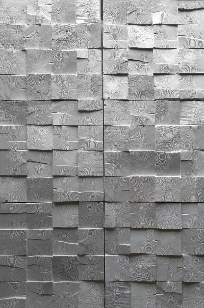 Plastic mold for 3d decor wall panels #107 for plaster or concrete gypsum