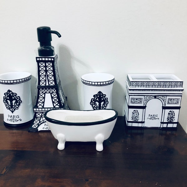 Paris Bathroom Decor Etsy