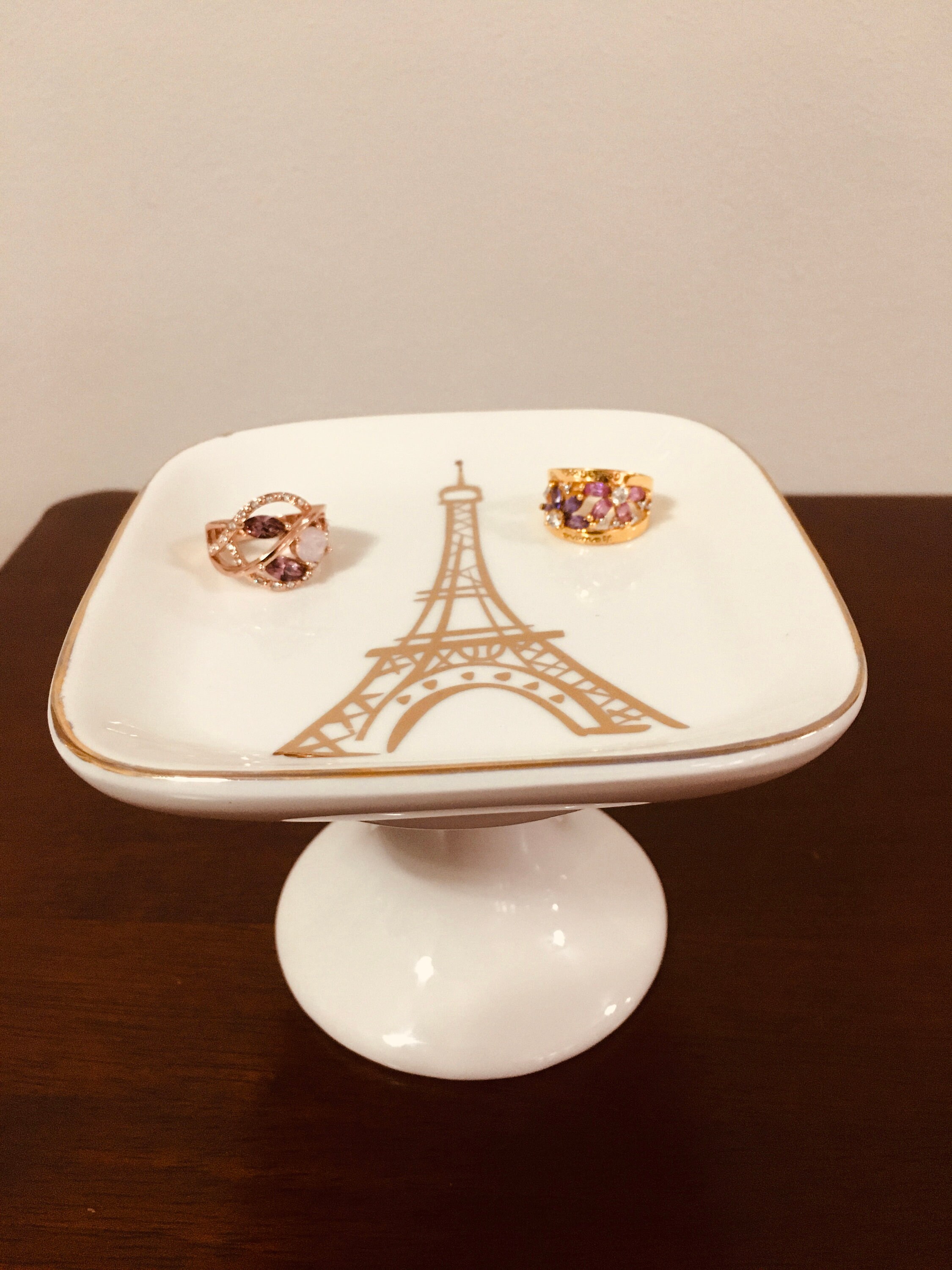 Anthropologie Ceramic Paris Eiffel Tower Ring Dish | Eiffel tower ring, Paris  eiffel tower, Ring dish