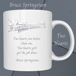 Two Hearts-Springsteen Coffee Mug
