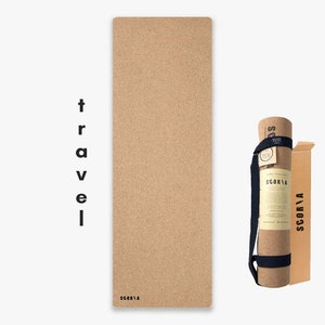 Travel Essential Cork Yoga Mat by Scoria | 2MM - Ultra Thin