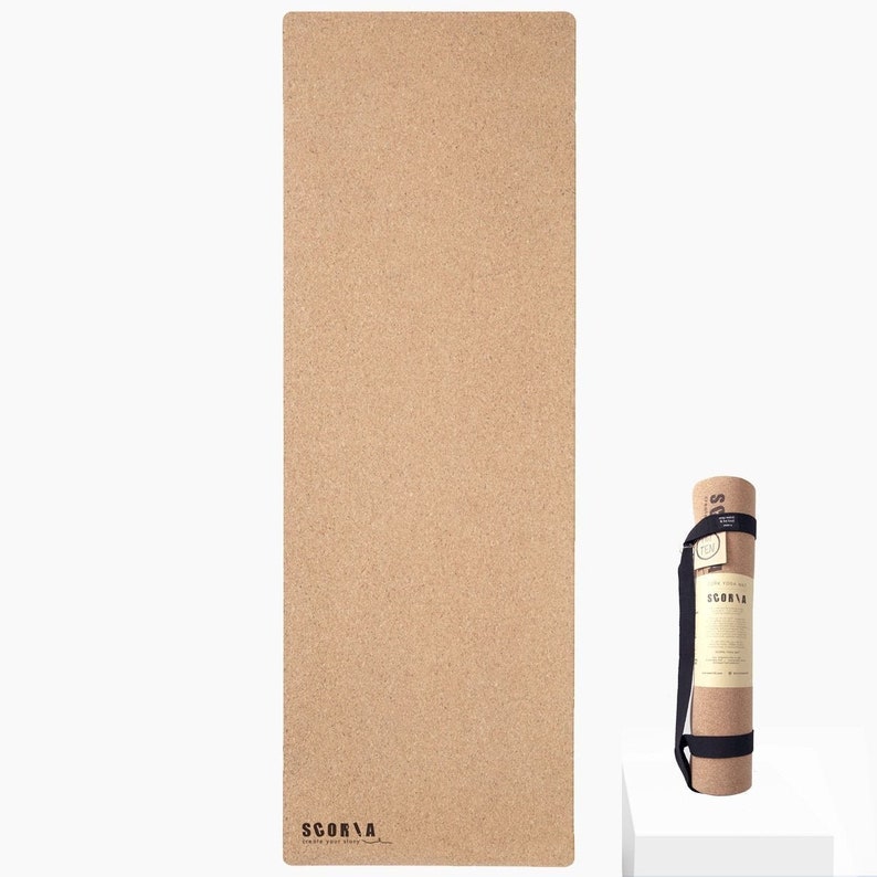 Scoria Cork Yoga Mat - Thumbnail 4