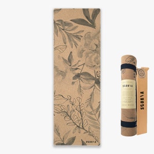 Blossom Cork Yoga Mat by Scoria | 100% natural & non-toxic | 4.5mm