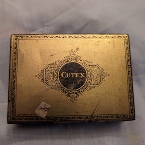 Cutex five minute set, art deco from the 1920s
