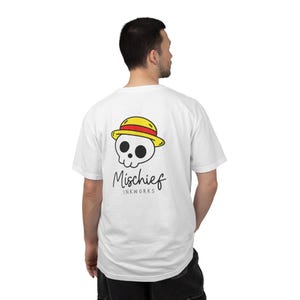 Mischief Inkworks stråhatt logotyp t-shirt