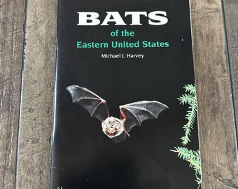 Bats of the Eastern United States, Michael J Harvey 1992 Vintage Guide Book