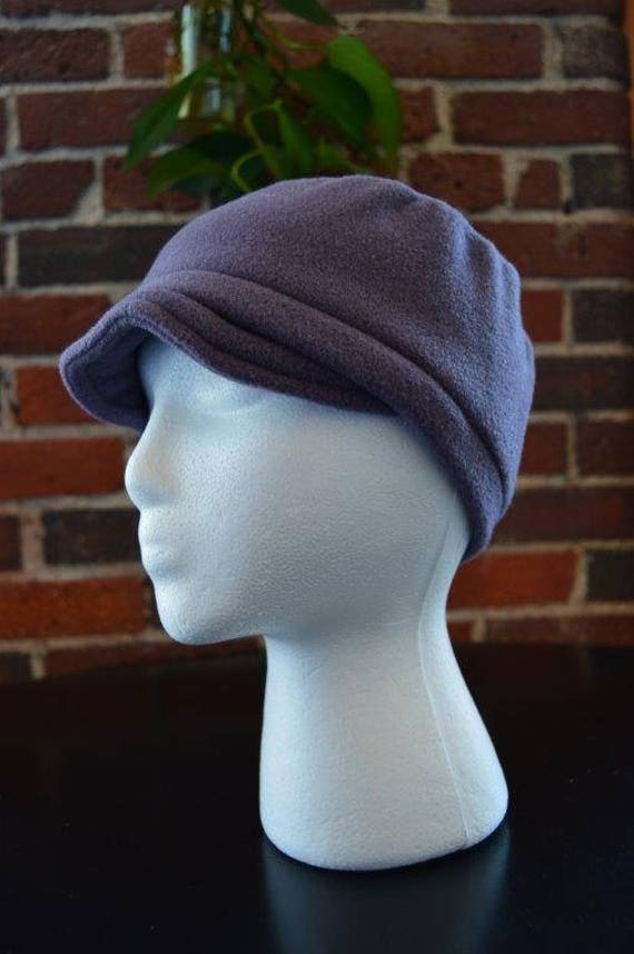 Child One Size Fleece Hat With Visor | Etsy