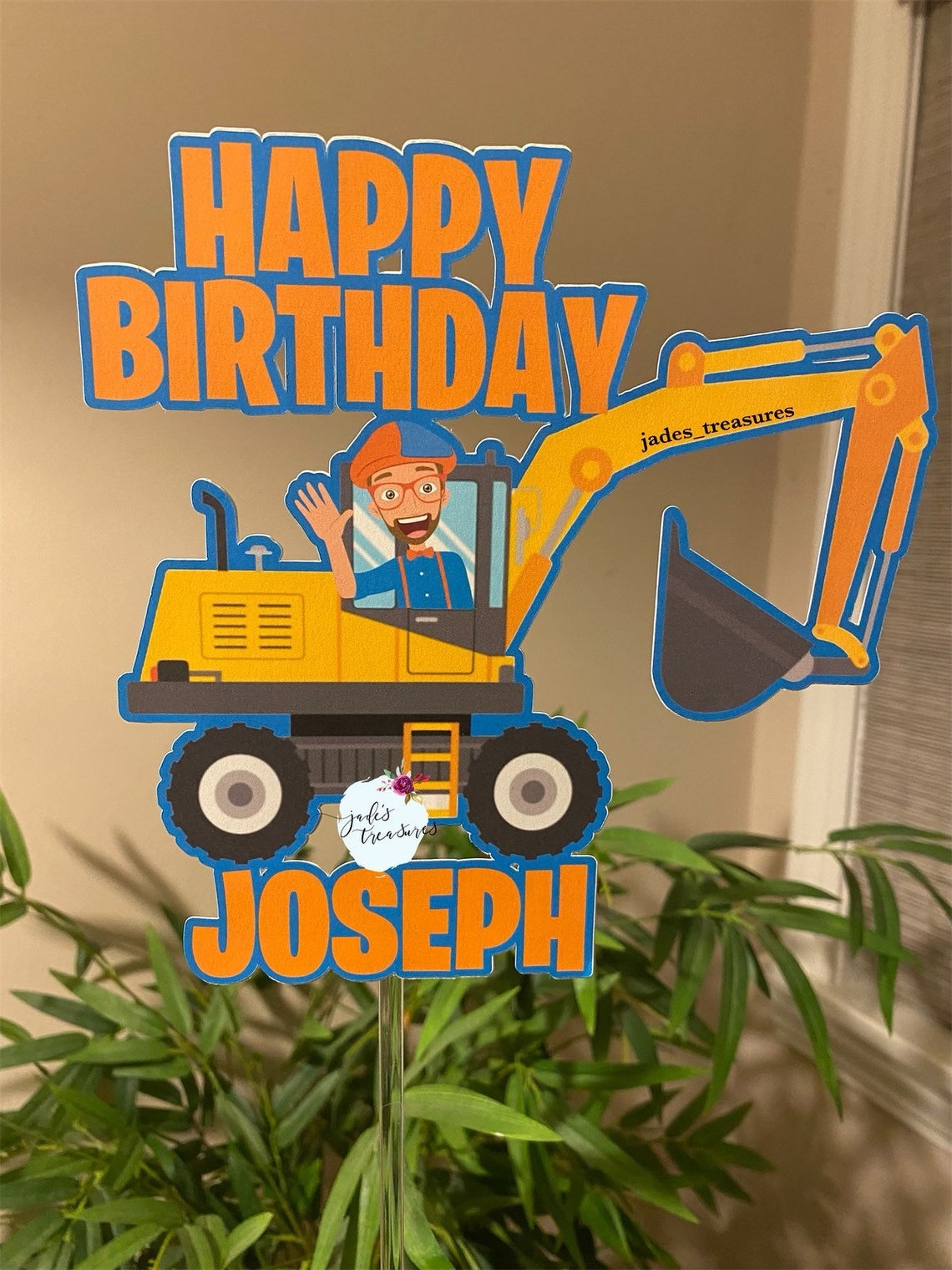 Blippi cake topper blippi excavator cake topper blippi Etsy België