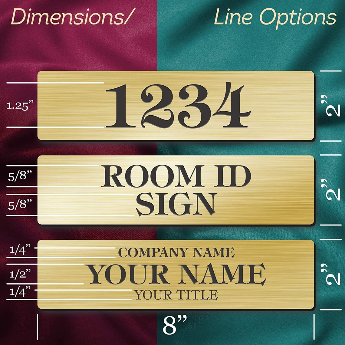 Customized and Personalized Name Plates for Doors Wall Etsy