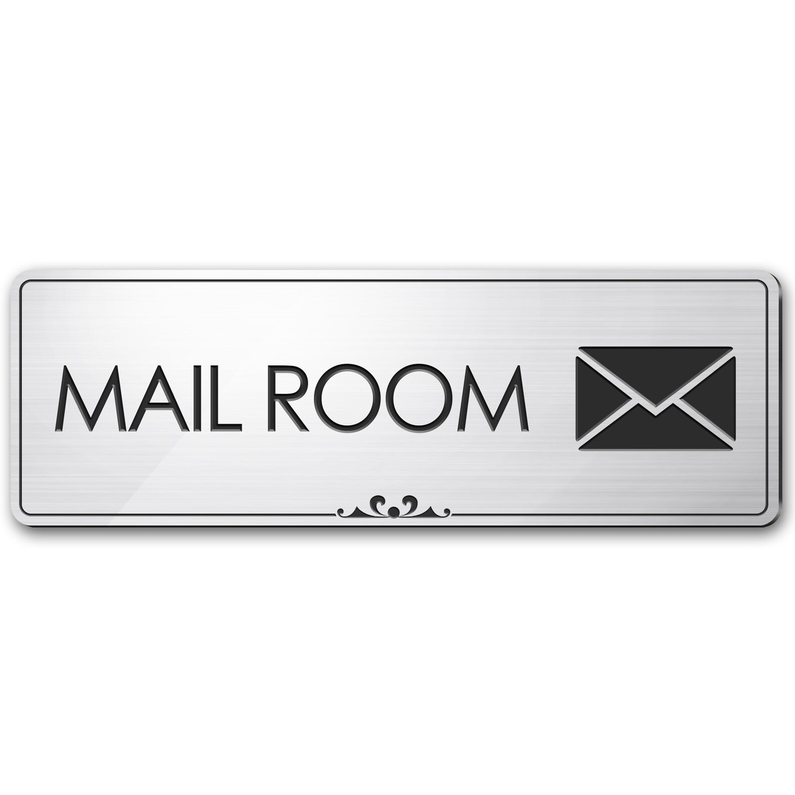 Mail Room Laser Engraved Sign 3x9 .050 Etsy