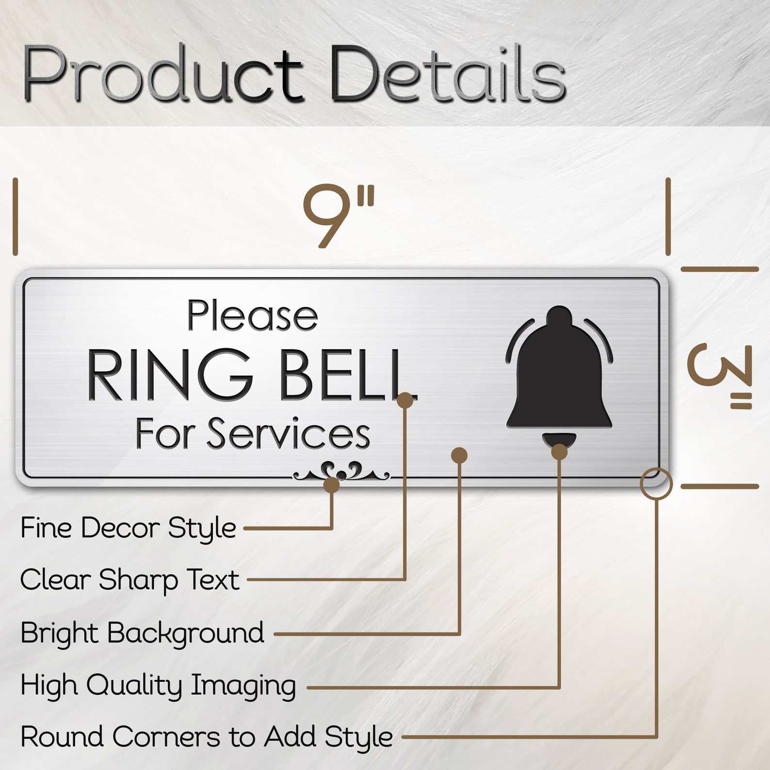 Please Ring Bell for Service Sign Office Ring for Assistance | Etsy