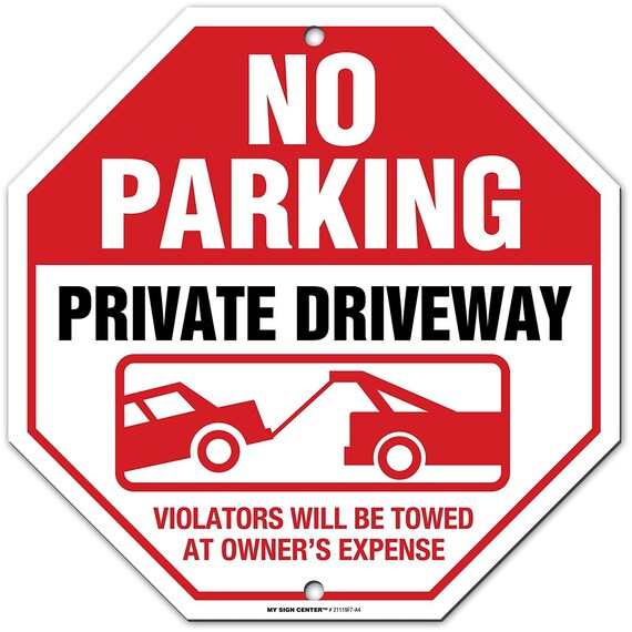 Resident Parking Only Violators Towed on 8x12 Alum Sign Made in USA UV Protected 