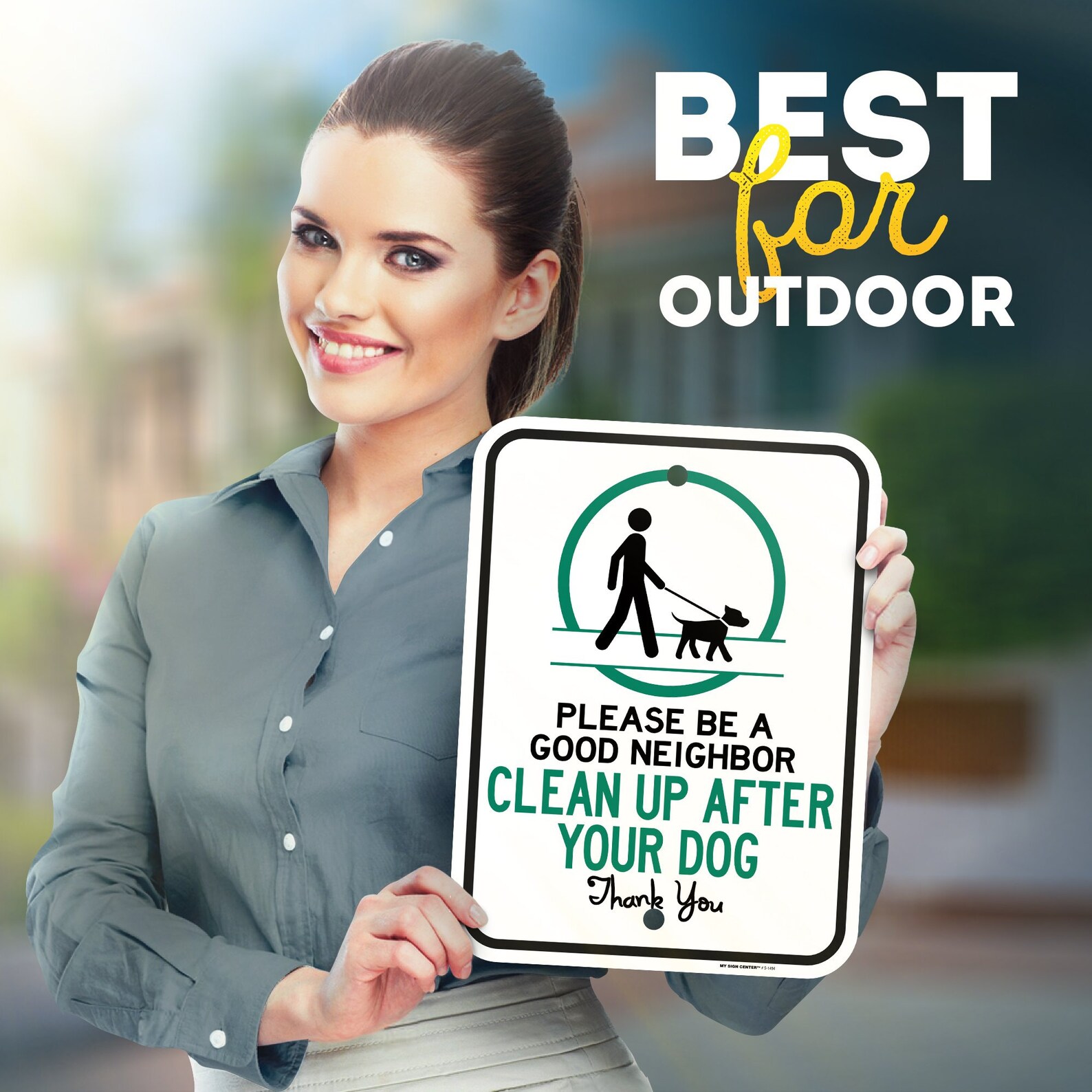 Please Be a Good Neighbor Clean up After Your Dog Sign Etsy