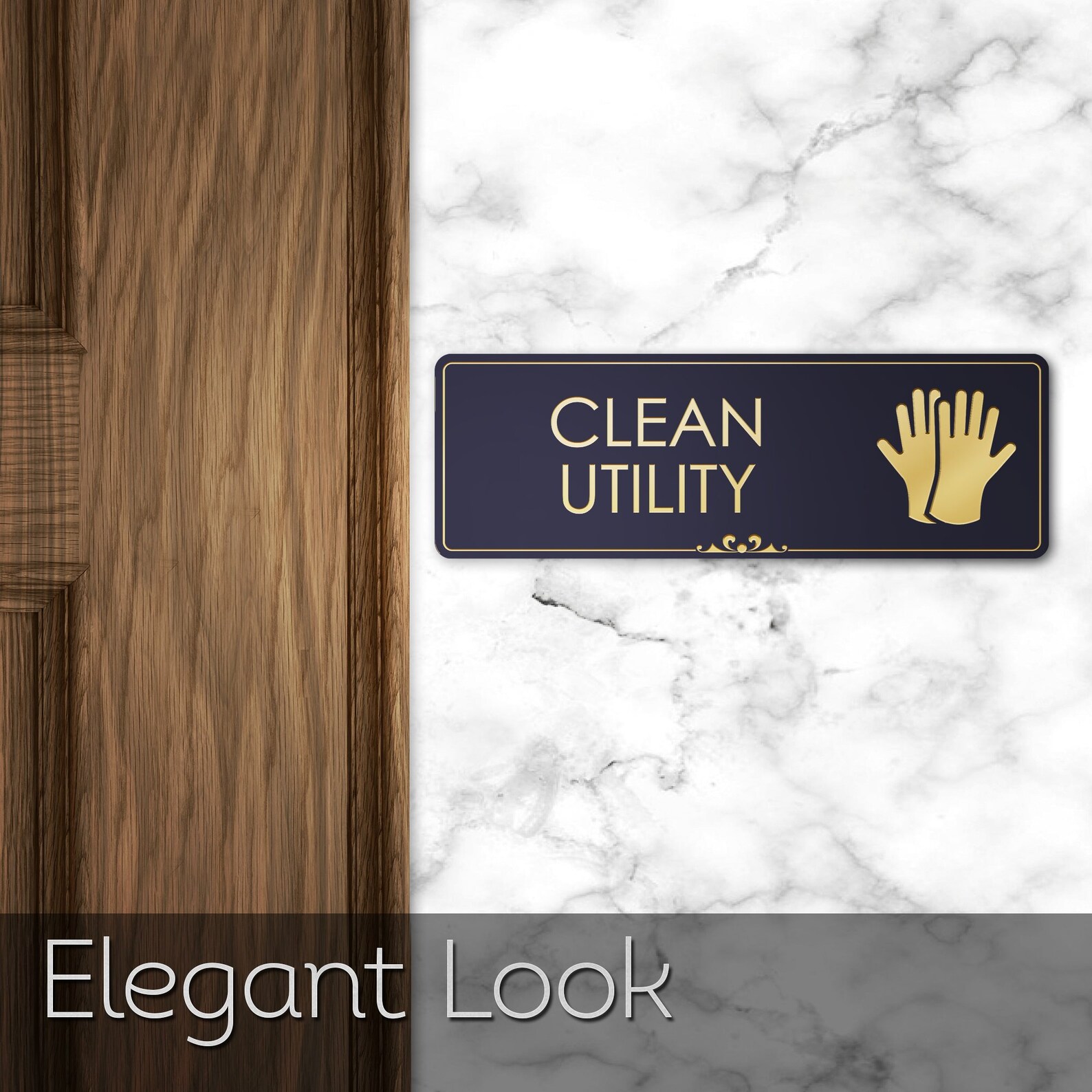 Clean Utility Closet Room Sign for Office/Business 3 x Etsy