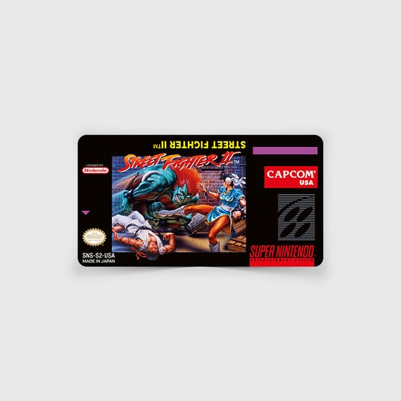 SNES Label: Street Fighter II [USA] - Etsy