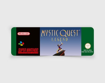 SNES Label: Mystic Quest Legend