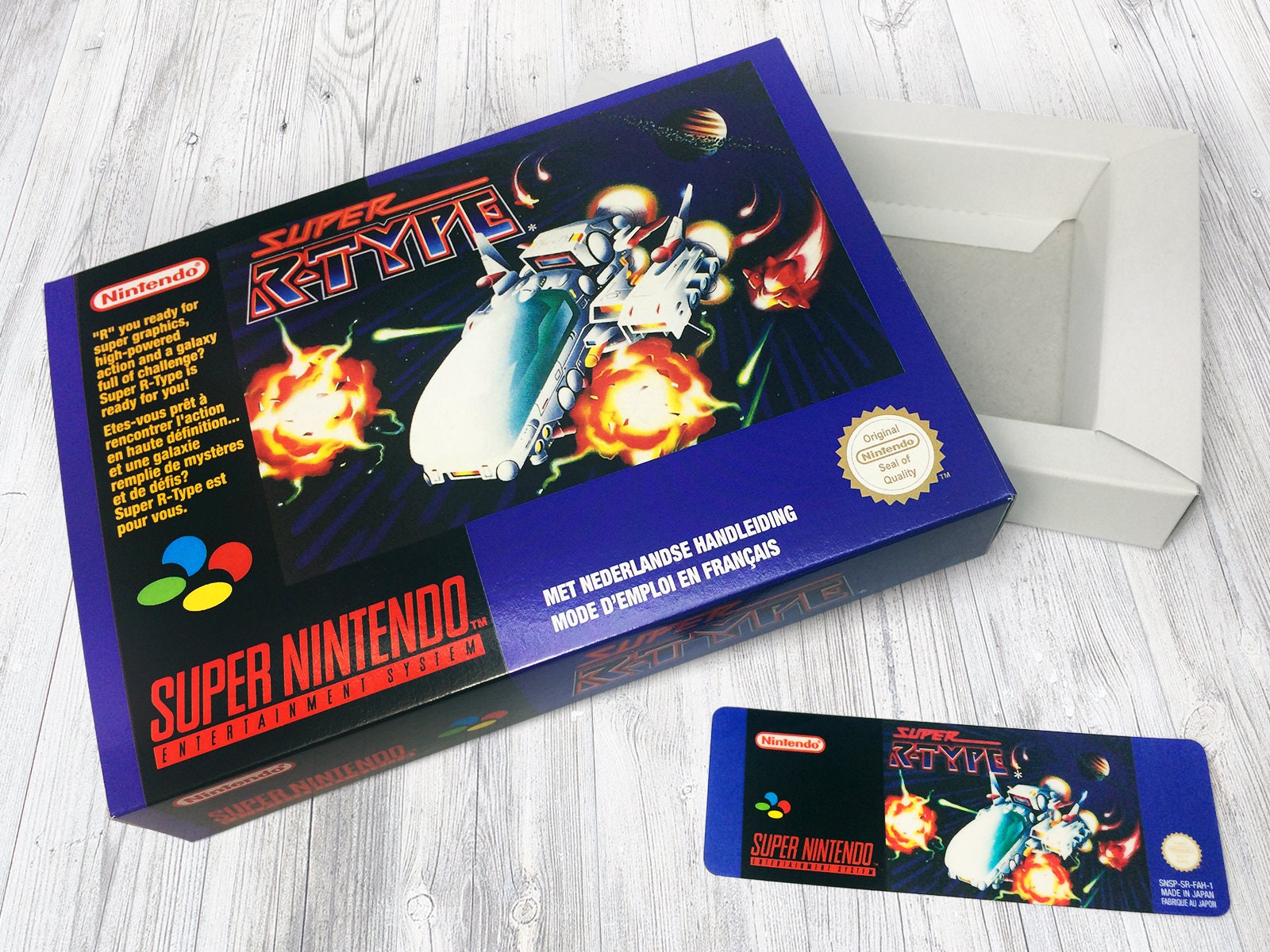 Snes Box Super R Type Etsy