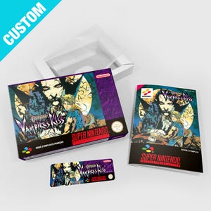 SNES-box: Castlevania Vampire's Kiss [FRA-Custom]