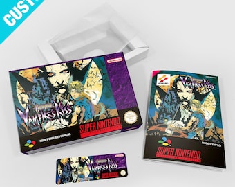 SNES Box: Castlevania Vampire's Kiss [FRA-Custom]