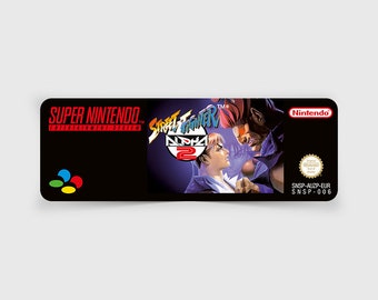 SNES Label: Street Fighter Alpha 2