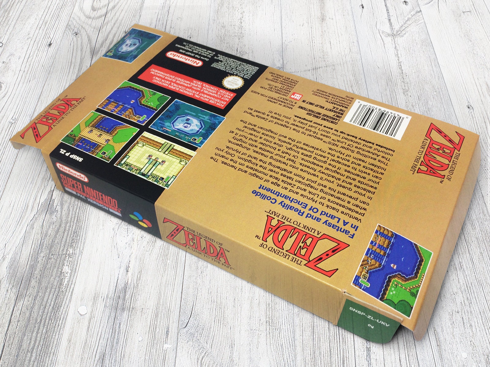 Buy SNES Box: Zelda A Link to the Past UKV Online in India 