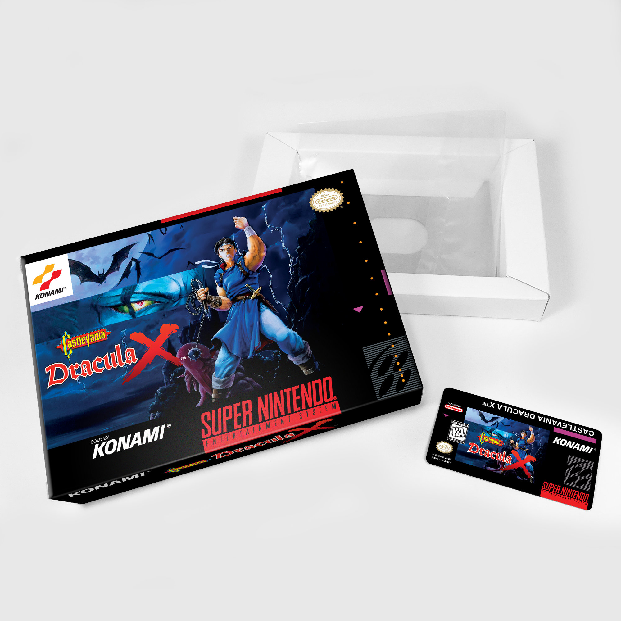 SNES Box: Castlevania Dracula X [USA]