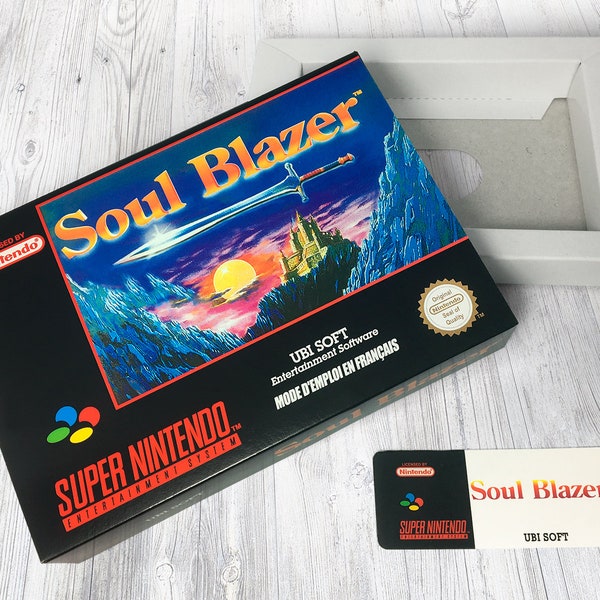 Boite SNES : Soul Blazer [FRA]