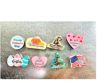 Holiday Calendar Glass Magnets: Magnetic Board Reminders