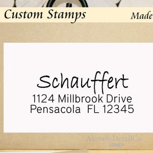 Personalized Return Address Stamp self ink  Wedding Rubber Stamp, Script Custom Address, Housewarming gift