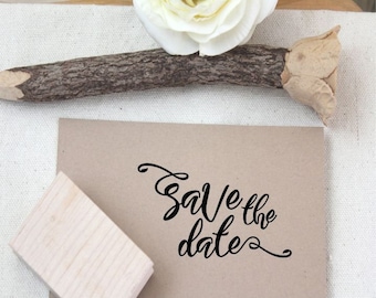 SAVE THE DATE Modern  stamp Personalized  stamp  rubber stamp   rustic wedding unique gift new couple