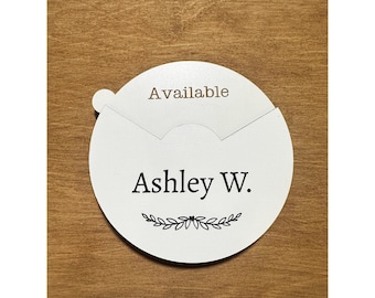 Personalized Office Door Sign Available