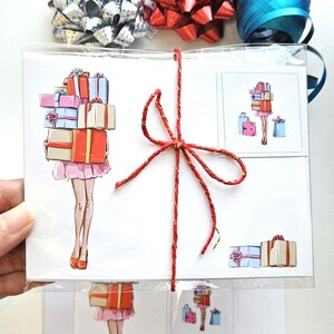 Carte d'anniversaire tendance | Ensemble de cartes de papeterie en boîte assez mignon, carte d'invitations à une fête pour meilleure amie, meilleur ami, femme, collègue, soeur, fille, tante