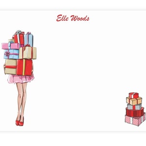 Gepersonaliseerde mode-briefpapier verjaardagscadeautjes feestkaarten met enveloppen - mode-briefpapier-set