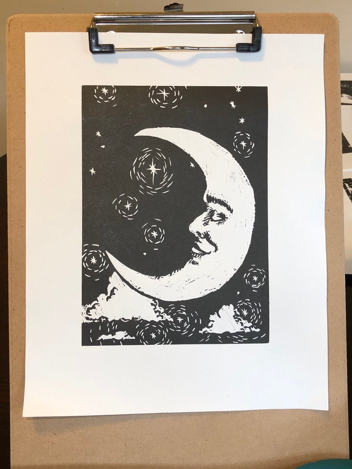 Vintage Moon - Etsy