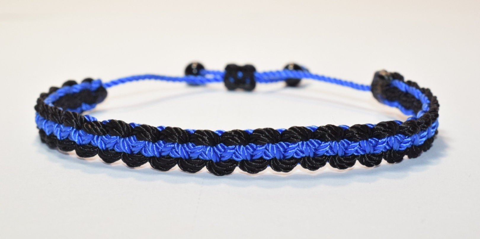 Thin Blue Line Bracelet Police Bracelet Thin Blue Line Etsy