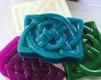 Homemade Small  Celtic Knot Bar Soap