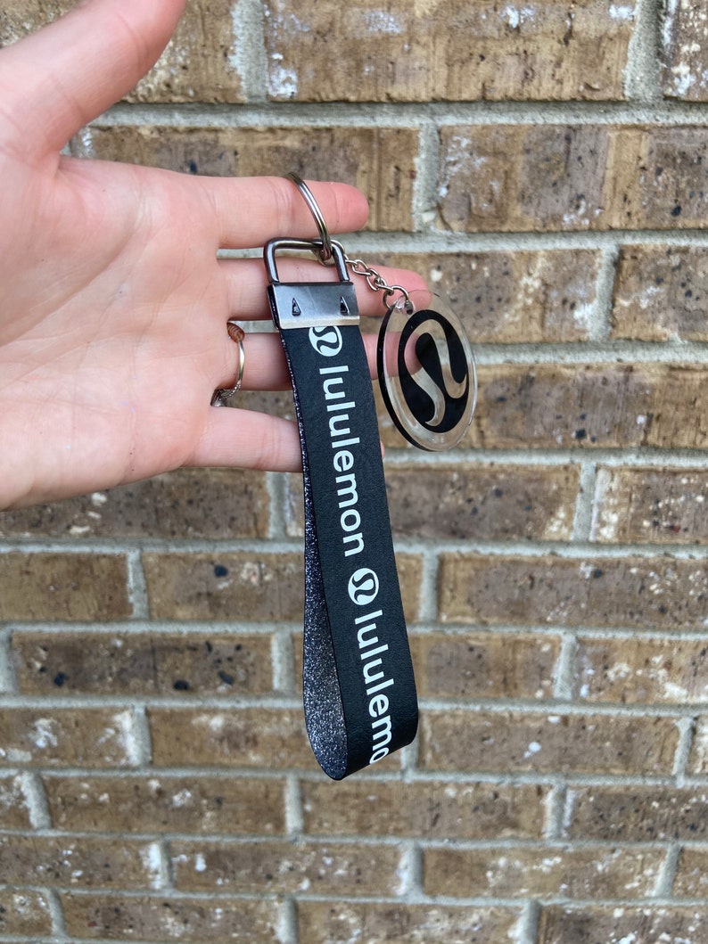Lululemon keychain lululemon lanyard lululemon key fob Etsy