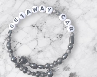 Getaway Car |Friendship bracelet-Taylor Swift Memory Wire Friendship Bracelet - handcrafted - adjustable - best friend gift - eras tour gift