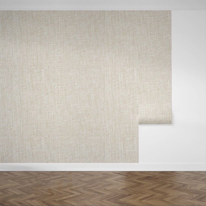 Removable Wallpaper Peel and Stick Wallpaper Faux Grasscloth Etsy