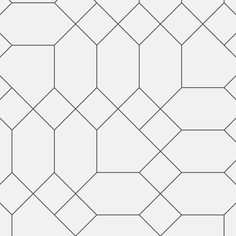Removable peel and stick wallpaper/black and white geometric Etsy