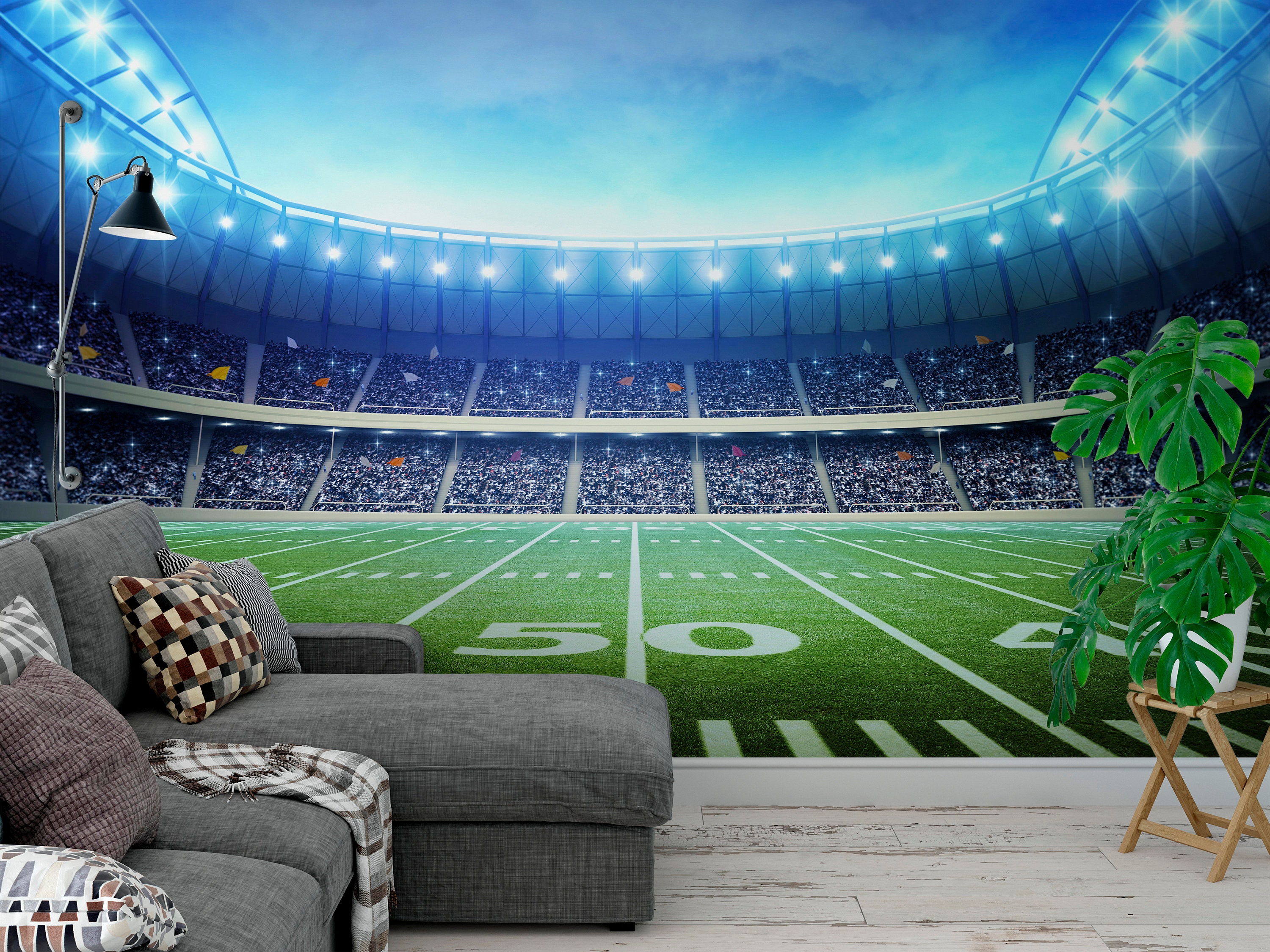 Peel and Stick Wallpaper Self Adhesive Wallpaper Football - Etsy