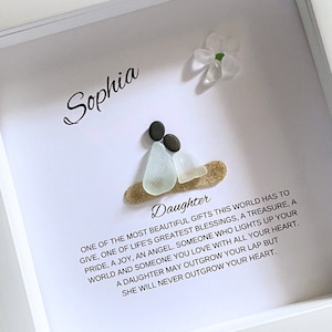 Daughter Meaning Pebble Art Daughter Gift Mother Daughter Birthday Gift for Adult Daughter Personalized Gift from Mom Daughter Christmas